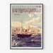 Vintage plakat Transatlantik Marseille-Alger - Maritime vægdekoration