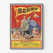 Plakat Cirque Berny Sæson 1967 - Vintage vægdekoration