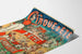 Vintage plakat af Sommercirkus og havefest
