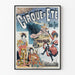 Vintage plakat af Sommercirkus i Paris i luftballon