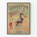 Vintage plakat Cirque d'Hiver Darby vægdekoration