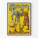 Vintage vægdekoration plakat af Cirque d'Hiver Robert Macaire