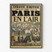 Vintage plakat af Cirque d'Hiver Paris i luften