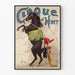 Vintage plakat af Cirque d'Hiver med hesterytter