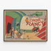 Vintage vægdekoration plakat af Cirque Rancy 1856-1946 — indrammet kunstværk på væggen