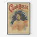 Vintage plakat af Claude Roger - Elegant portræt