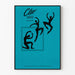 Plakat Danse Ensemble Cleo Parker Robinson i Sorte Silhuetter