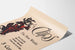 Vintage plakat 'Clips The New Weekly' med elegant kvindemotiv i rød