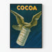 Vintage vægplakat af Van Houten's Pure Soluble Cocoa
