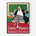 Vintage plakat Cognac Baralis vægdekoration