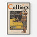 Vintage bilplakat Collier's 1914 Sektion for biler