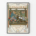 Vintage plakat Collier's Christmas 1900 stil art déco