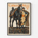 Vintage plakat Collier's 1908 - Soldat og Hest