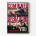 Vintage militær plakat "Combined Operations Include You"