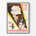 Vintage plakat De 4 Sammansvurna - Retro biograf vægdekoration