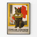 Vintage plakat Come On Join Now til vægdekoration