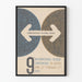 Vintage plakat af 9. internationale designkonference Aspen 1959