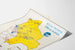 Plakat Kort Bolivia 1964 - Program Alliancen for Fremskridt