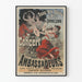 Vintage koncertplakat for Ambassadeurs vægdekoration