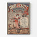 Gammel plakat koncert ved Chalet, boulevard St Michel 84, vintage vægdekoration