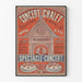 Vintage plakat af koncertforestilling på Chalet boulevard St Michel