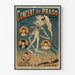 Vintage plakat af Prado-koncert, retro kunst vægdekoration