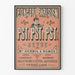 Vintage plakat af koncert i Paris Pst! Pst! Pst! Revue Mrs Hermil & Numès