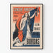 Vintage koncertplakat fra Paris Les Trois Couleurs