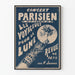 Plakat Koncert Parisiskes Rejsende til Månen - Vintage Vægdekoration