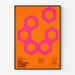 Moderne plakat Konference Celleudskillelse Orange og Rosa