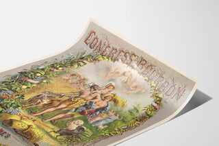 Vintage dekoration plakat Congress Bourbon