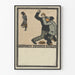 Plakat Samtale mellem Rivaler - Vintage illustration med karakteristisk grafisk stil