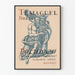 Vintage dekorativ plakat Temaguel Horia