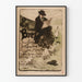 Vintage plakat i Bretagne - Dekorativ maritim litografi