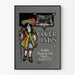 Vintage plakat Cover Inks Buffalo Trykfarve Fabrik