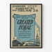 Plakat Teater Skabt Lige af John Hunter Booth