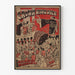Vintage protestplakat Crown King Dick - Politisk vægdekoration