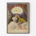 Vintage plakat Cycles Brion Dødt Rødrøm vægdekoration