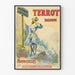 Vintage plakat af Terrot Cycles og Motocycles Dijon