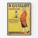 Vintage plakat D. Guillot Triple Sec Bordeaux Dekorativ