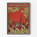 Retro plakat D.M. Ferry & Co's Standard Seeds