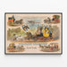 Vintage plakat D. Rosenberg & Sons Standard Carriage Varnishes New York — indrammet kunstværk på væggen