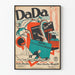 Dada-fox-trot grafisk design vintage plakat