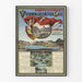 Vintage plakat af dampskibe ved Four Cantons-søen og Zugersee