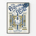 Vintage plakat Dars'a Padlock on de Golden Gate