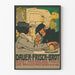 Vintage reklameplakat for Dauer-Frisch-Brot
