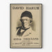 Vintage vægplakat portræt af David Harum 1902
