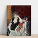 Reproduktion af maleriet af En loge på teateret - Pierre-Auguste Renoir