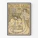 Vintage plakat for salatolie reklame Delft