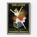 Vintage plakat Delights Nudler med æg Ferrand & Renaud